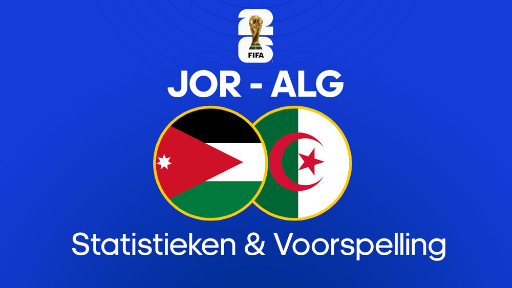 jordanie algerije voorspelling statistieken 
