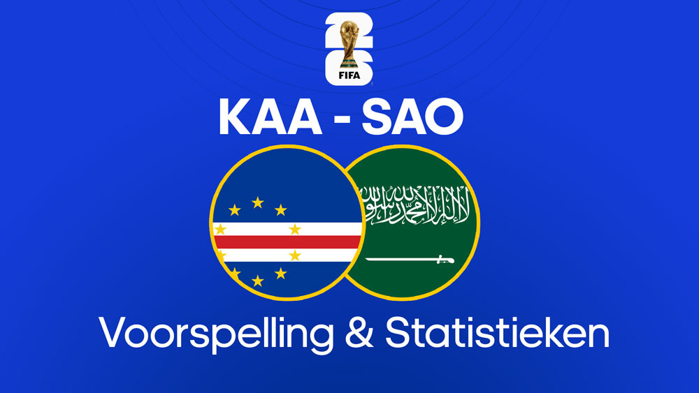 kaapverdie saoedi arabie statistieken voorspelling