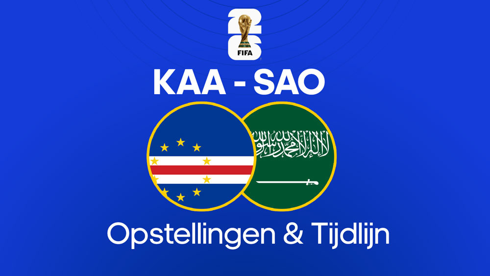 kaapverdisch voetbalelftal saoedi-arabisch voetbalelftal opstellingen