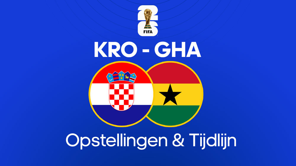 kroatisch voetbalelftal ghanees voetbalelftal opstellingen tijdlijn
