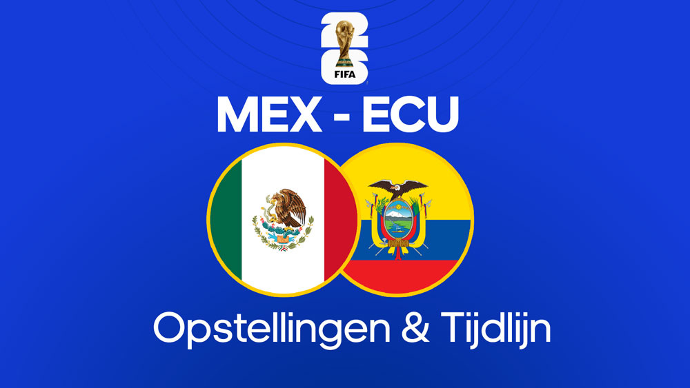 mexicaans voetbalelftal ecuadoors voetbalelftal opstellingen tijdlijn