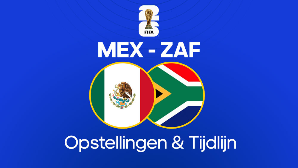 mexico zuid afrika opstellingen tijdlijn