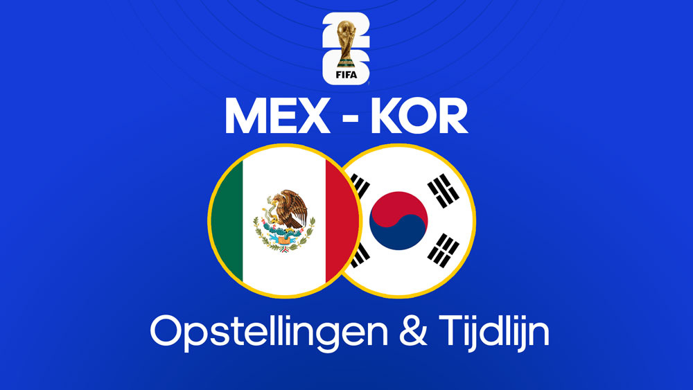 mexico zuid korea opstellingen tijdlijn