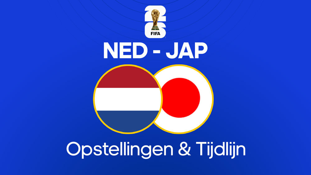 nederlands elftal japans voetbalelftal opstellingen tijdlijn