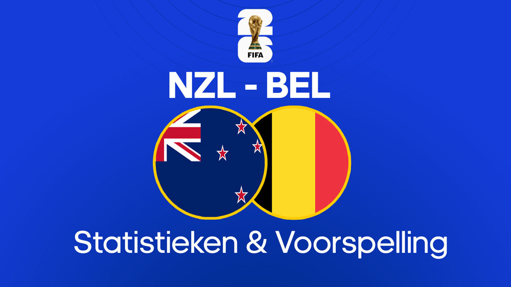 nieuw zeeland belgie voorspelling statistieken