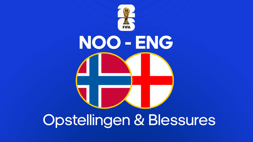 noors voetbalelftal engels voetbalelftal opstellingen blessures