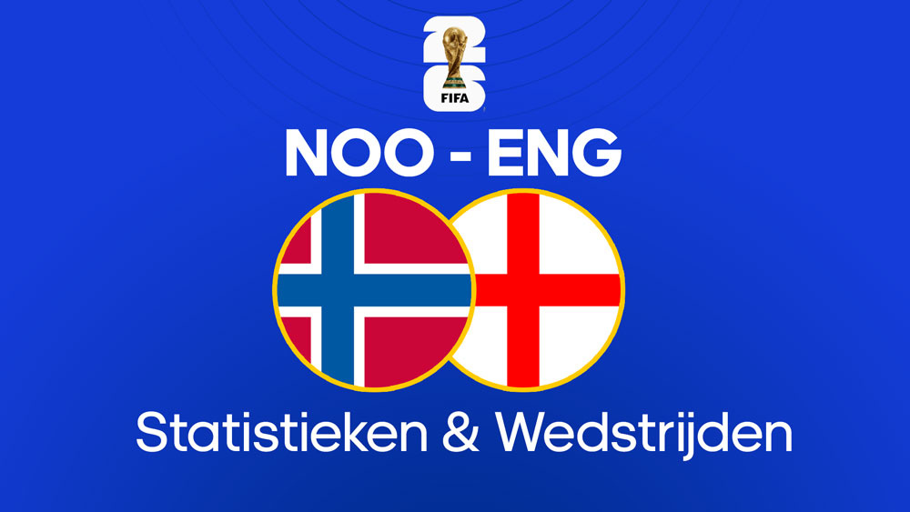 noorwegen engeland statistieken wedstrijden