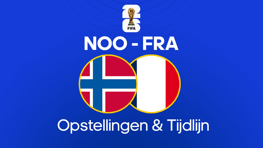 noors voetbalelftal frans voetbalelftal opstellingen tijdlijn