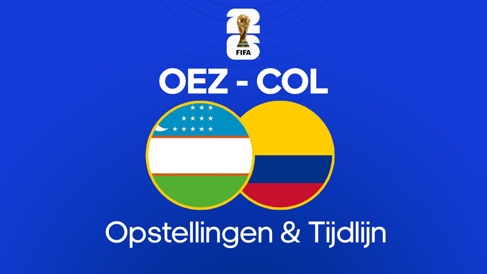 oezbekistan colombia opstellingen tijdlijn
