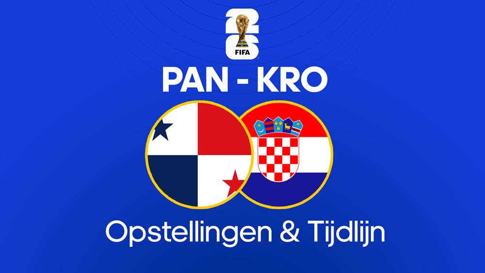 panamees voetbalelftal kroatisch voetbalelftal opstellingen tijdlijn