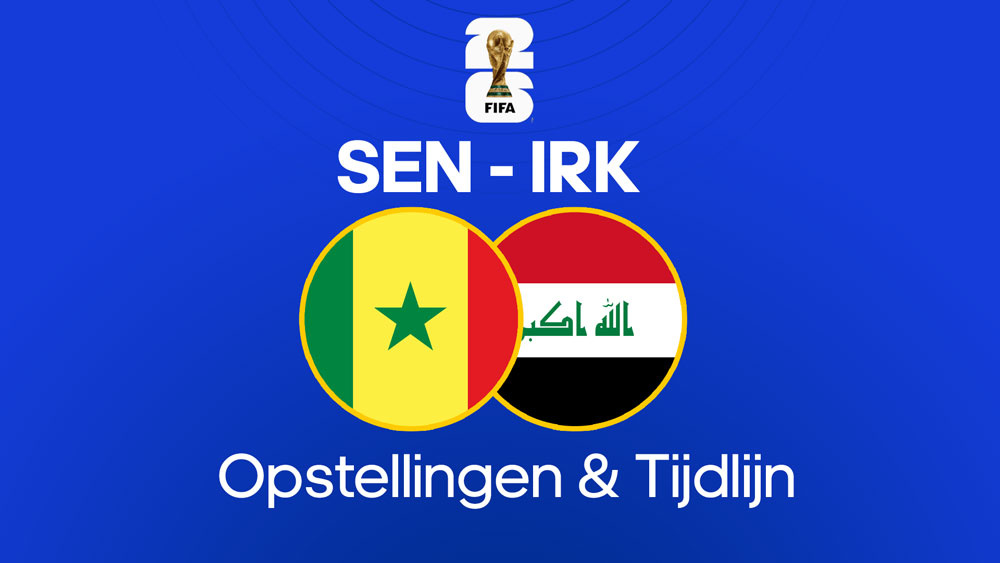 senegalees irakees voetbalelftal opstellingen tijdlijn
