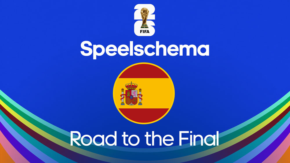 spanje speelschema road to the final