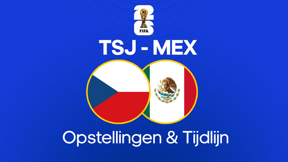 tsjechisch voebalelftal mexicaans voetbalelftal opstellingen tijdlijn