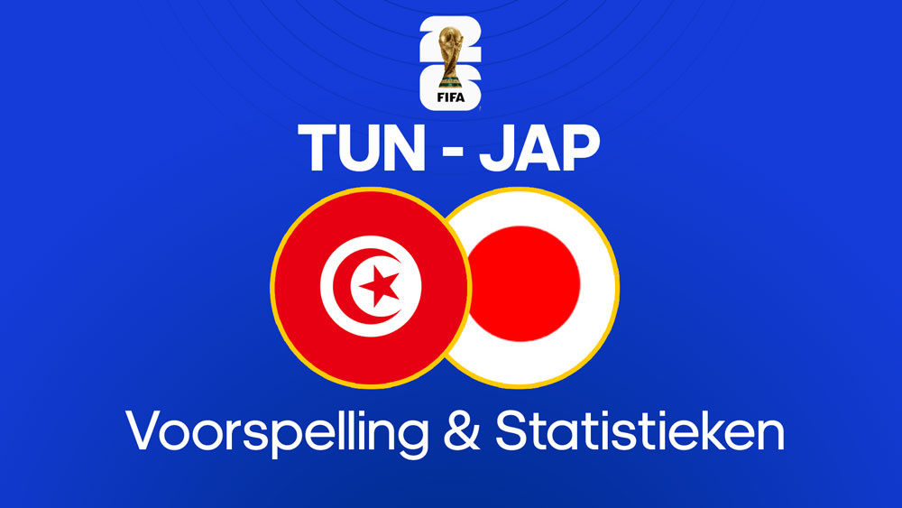 tunesie japan voorspelling statistieken