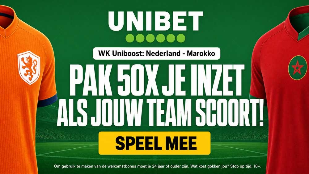 unibet nederland marokko 50x