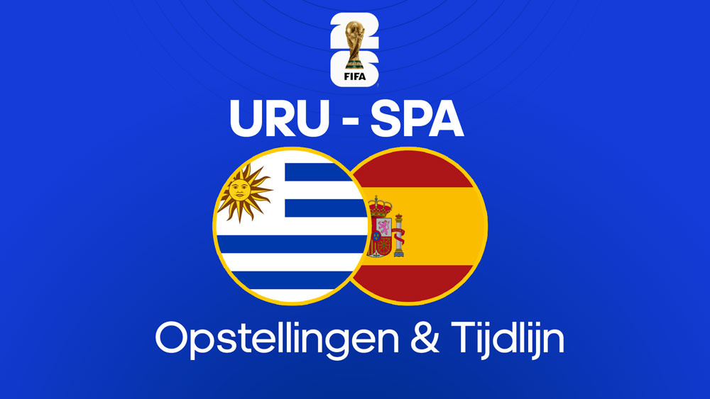 uruguay spanje opstellingen tijdlijn