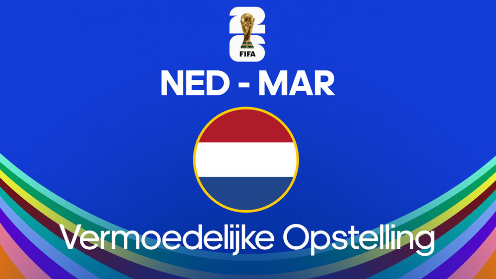 vermoedelijke opstelling oranje tegen marokko
