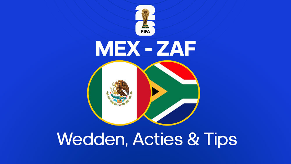 wedden op mexico zuid afrika acties 110x inzet