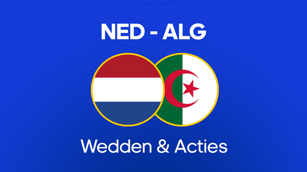 wedden op nederland algerije