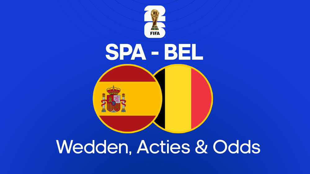wedden spanje belgie