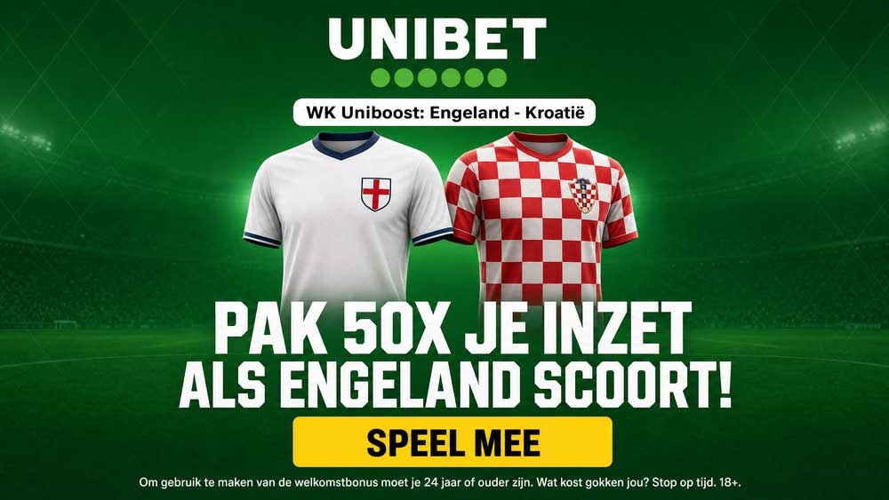 wk uniboost engeland kroatie actie 50x
