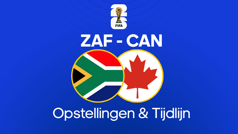 zuid afrikaans voetbalelftal canadees voetbalelftal opstellingen tijdlijn