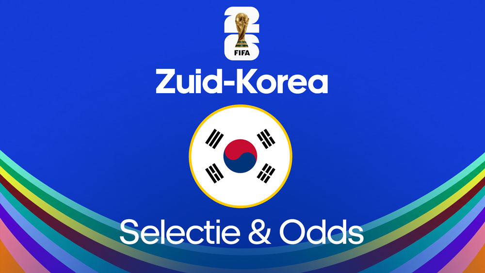 zuid korea wk 2026 odds wedstrijden selectie