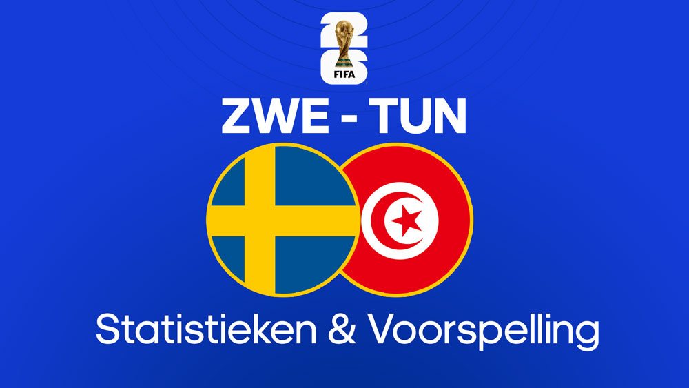 zweden tunesie statistieken voorspelling