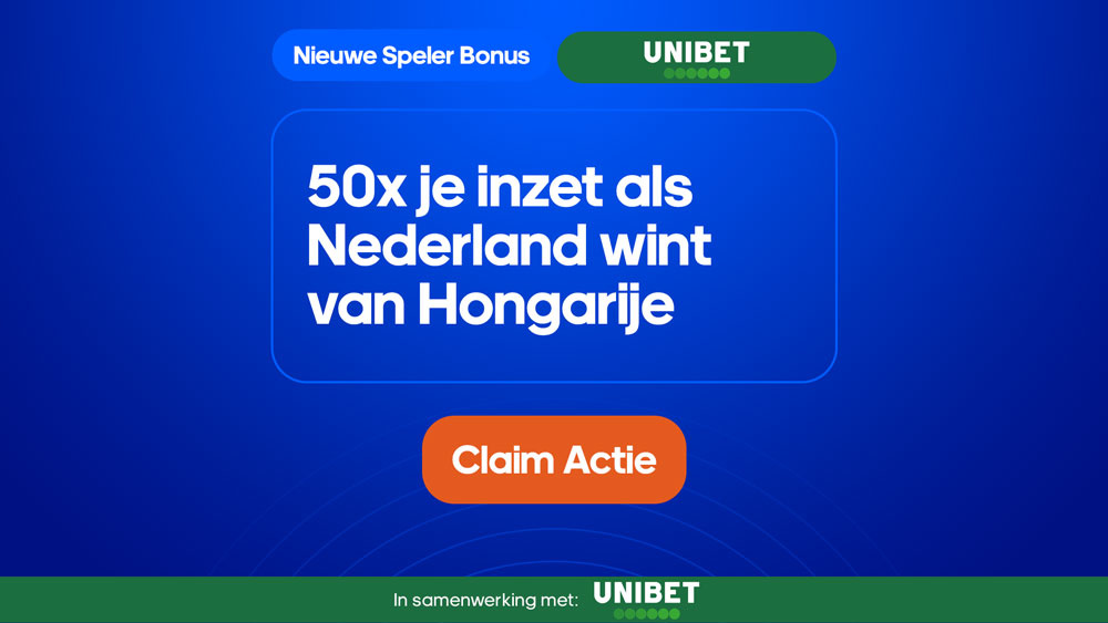 hongarije nederland 50x inzet als nederland wint