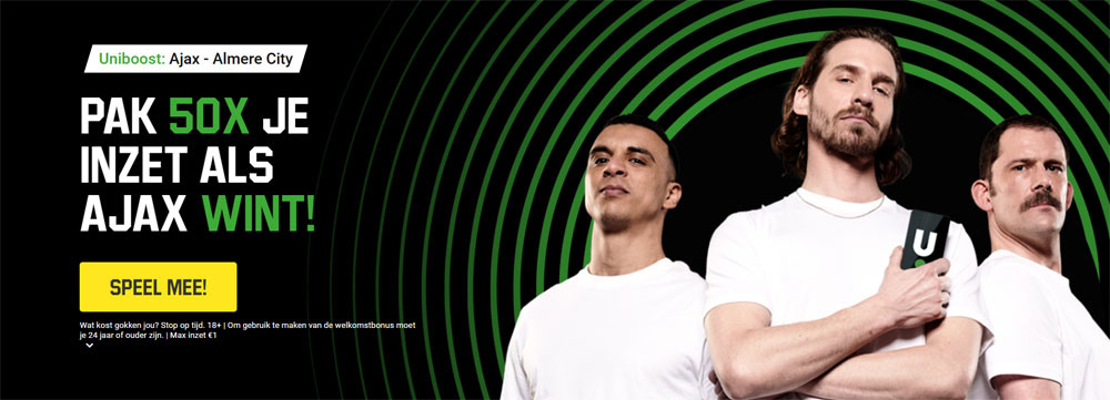 ajax almere city unibet 50x