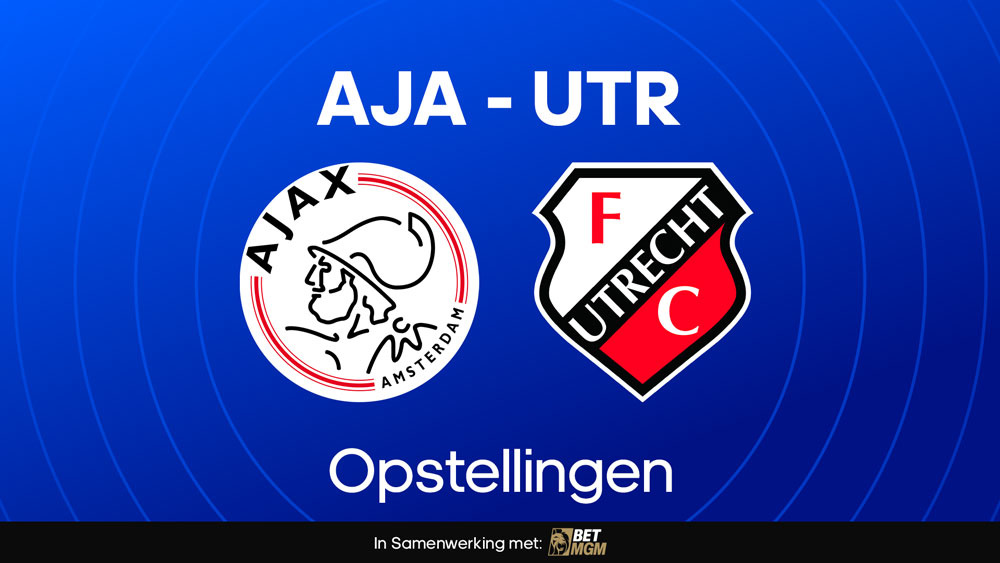 ajax fc utrecht opstellingen