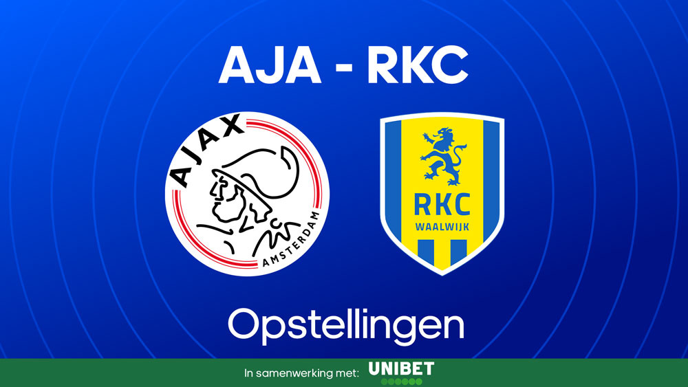ajax rkc opstellingen