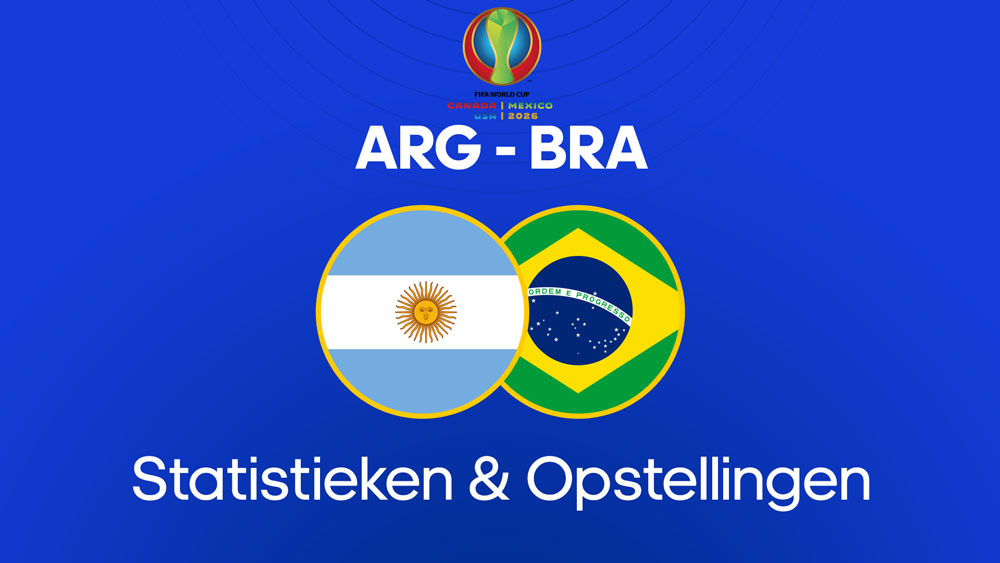 argentijns voetbalelftal braziliaans voetbalelftal opstellingen statistieken