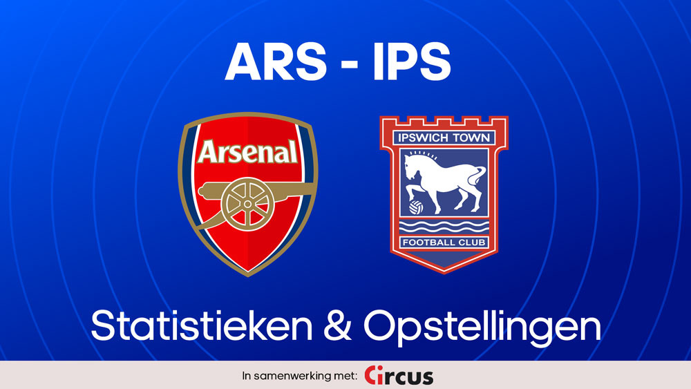 arsenal ipswich town fc statistieken opstellingen