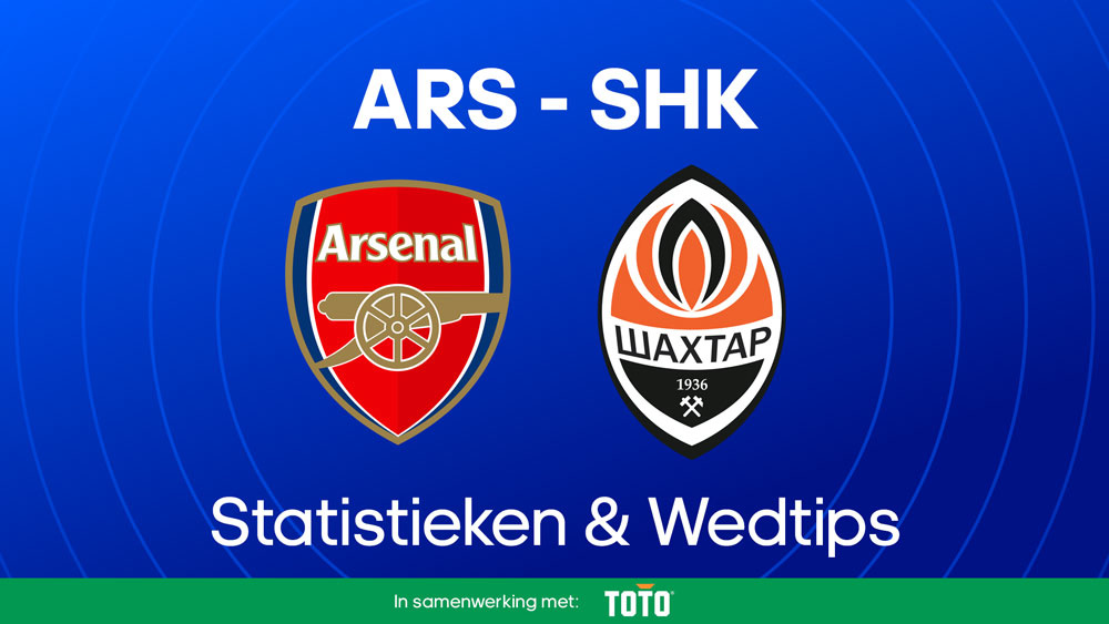 arsenal shakhtar donetsk voorspelling statistieken opstellingen