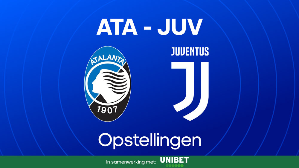 atalanta bergamo juventus opstellingen statistieken