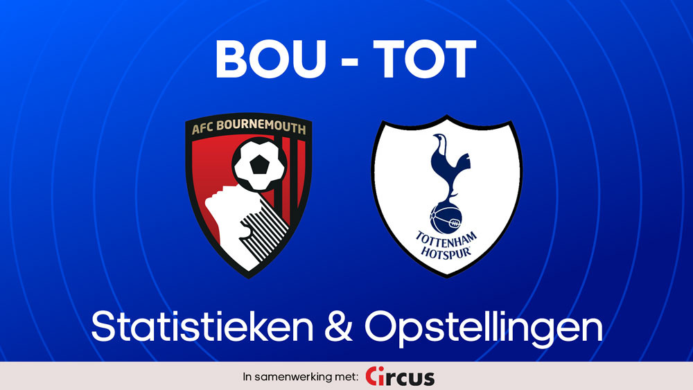 bournemouth tottenham statistieken opstellingen