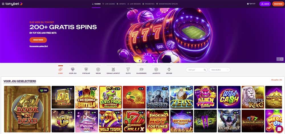 casino live tonybet nederland