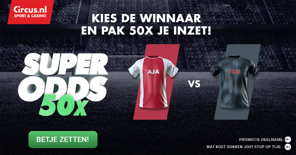 circus actie 50x ajax fc utrecht