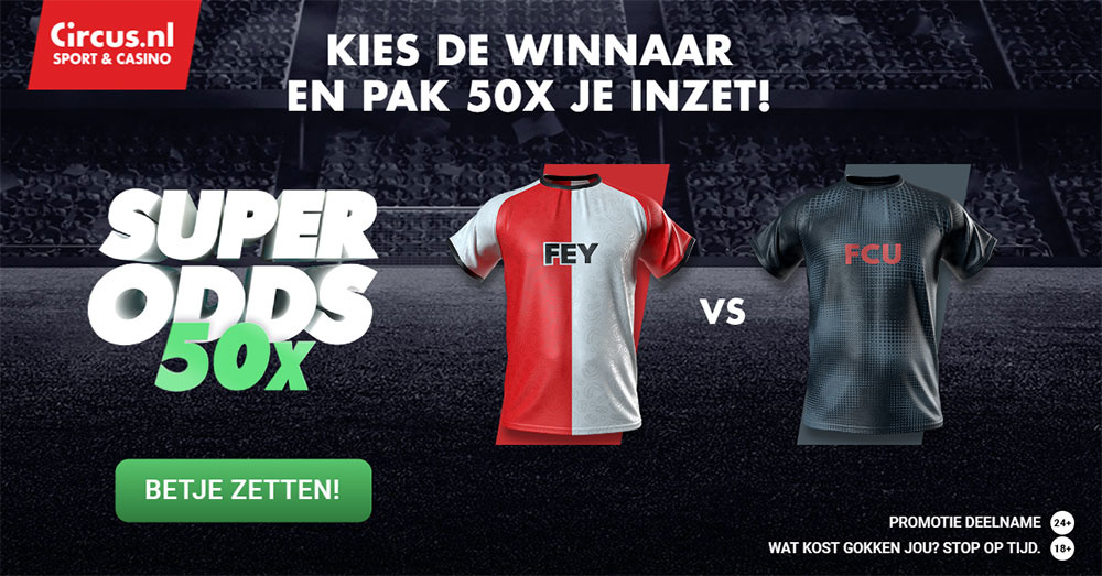 feyenoord fc utrecht actie 50x