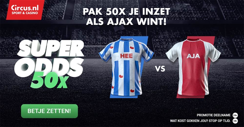 sc heerenveen ajax actie win 50x superodds