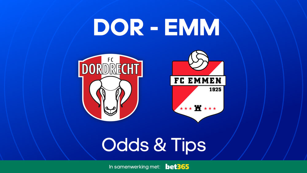 dordrecht fc emmen tips en voorspelling