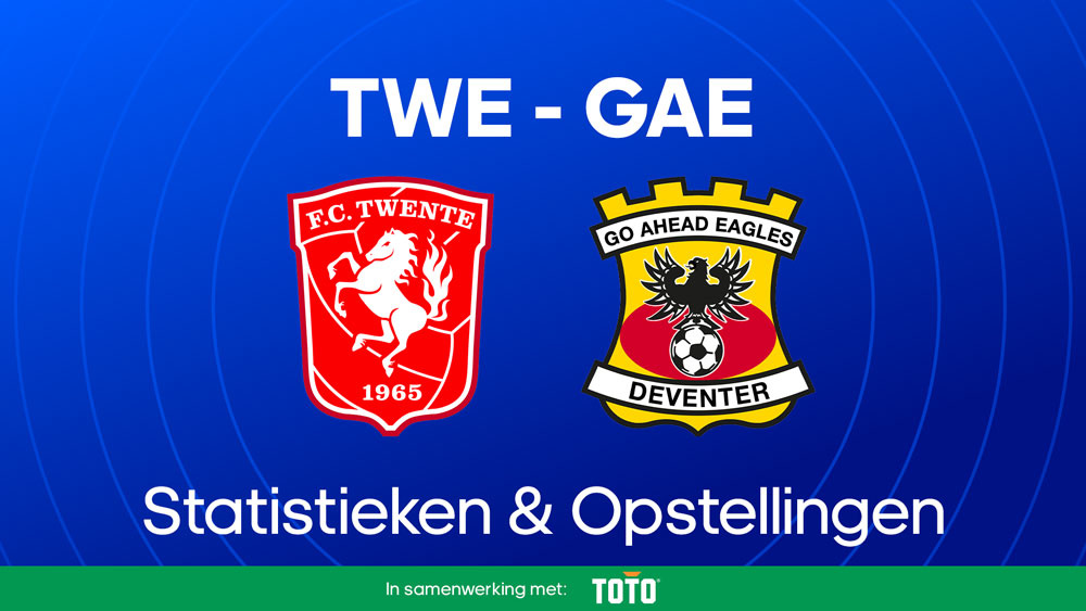 fc twente go ahead eagles statistieken opstellingen