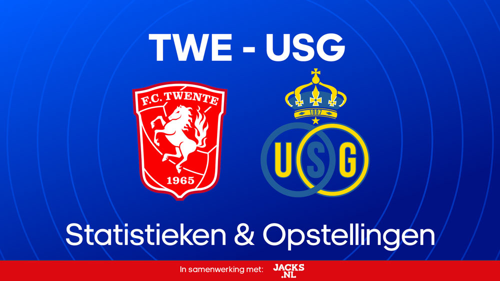 fc twente union saint gilloise opstellingen statistieken