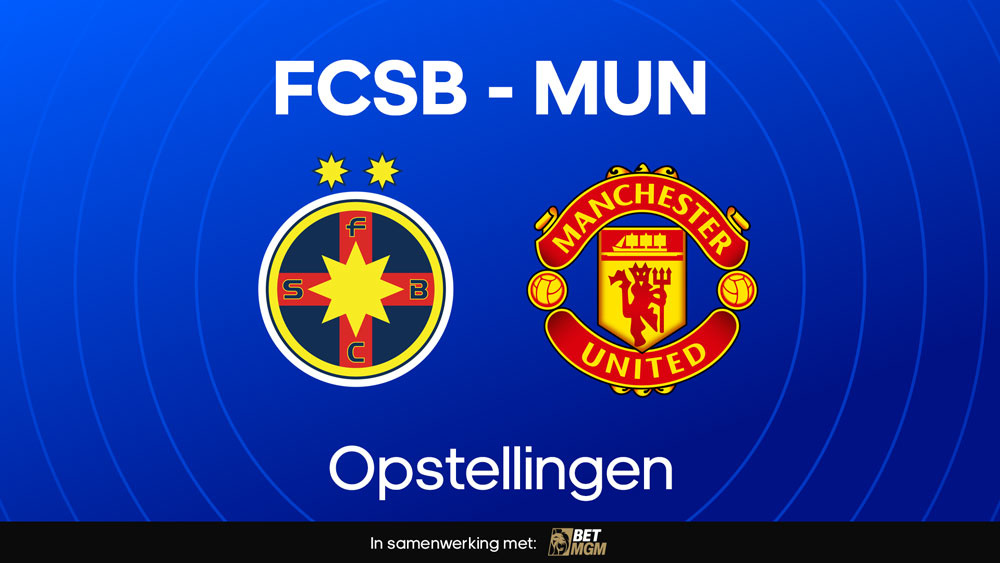 fcsb manchester united opstellingen