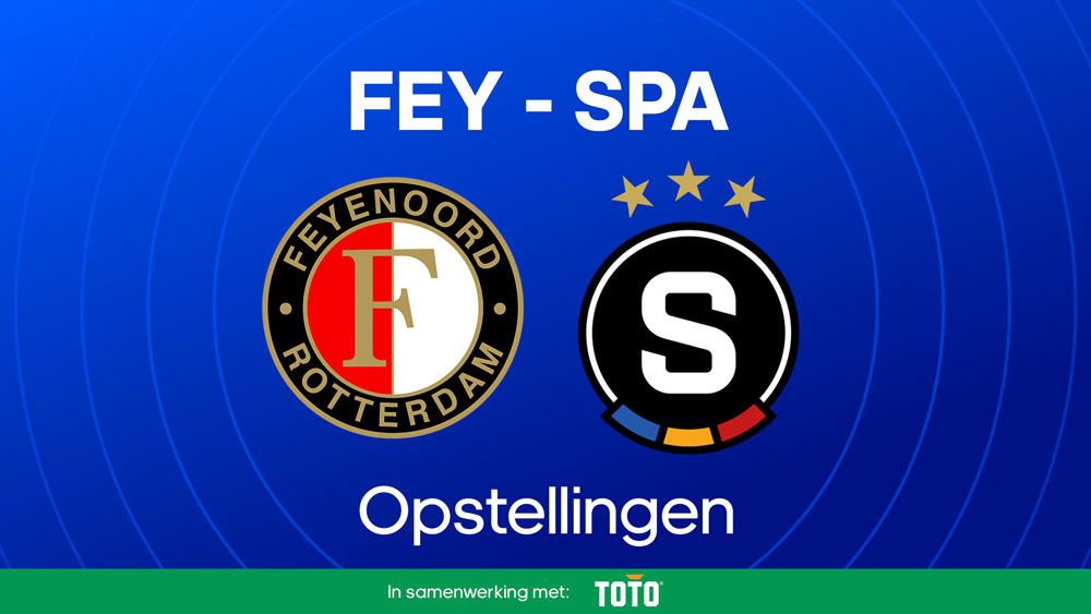 feyenoord sparta praag opstellingen