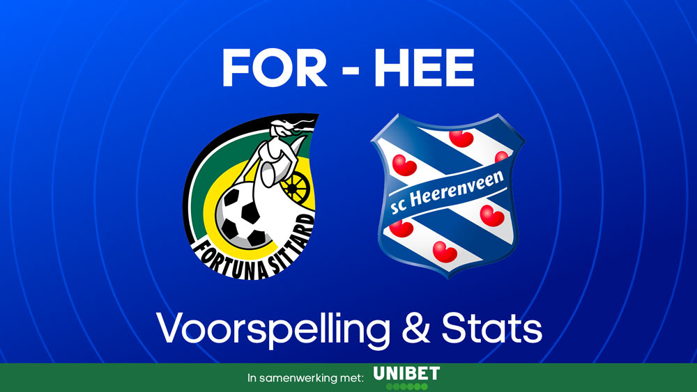 fortuna heerenveen voorspelling opstellingen wedtips