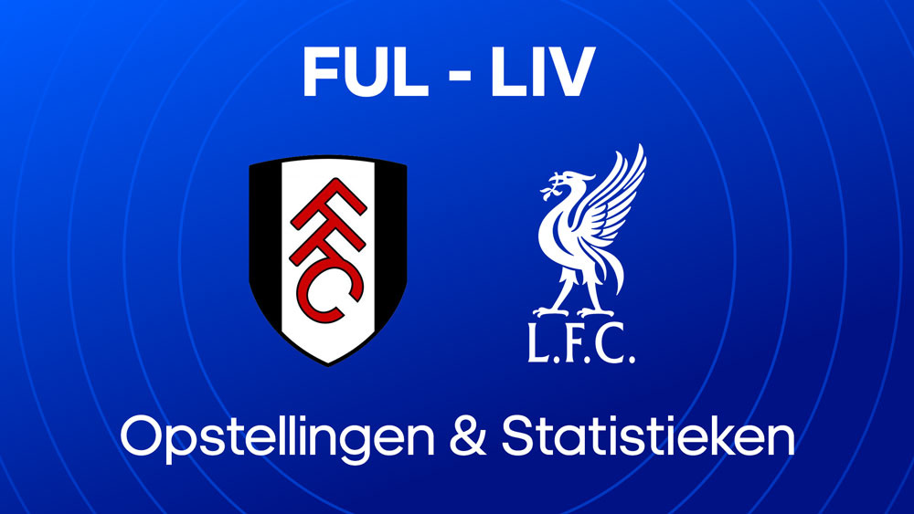 fulham liverpool fc opstellingen statistieken tijdlijn