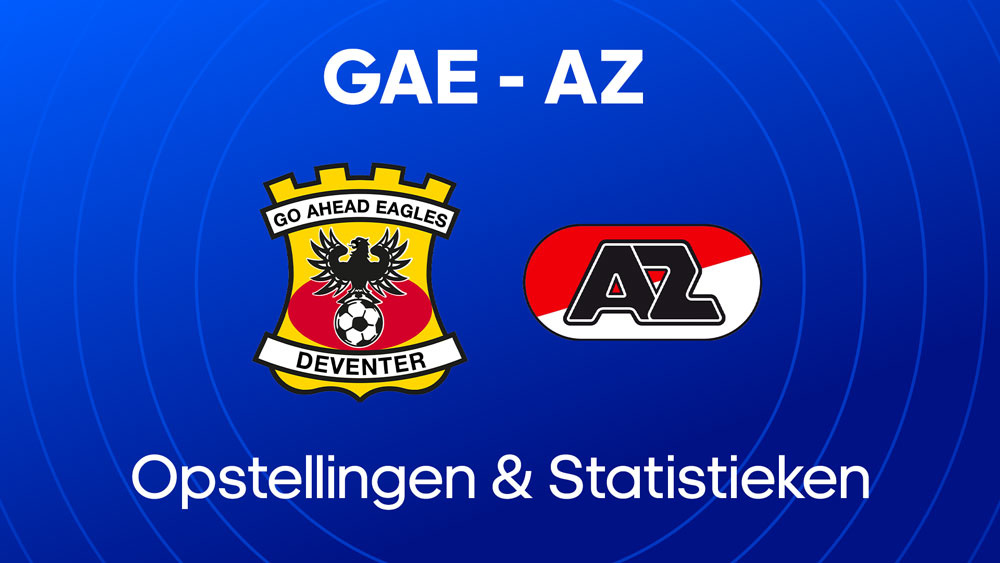 go ahead eagles az opstellingen statistieken