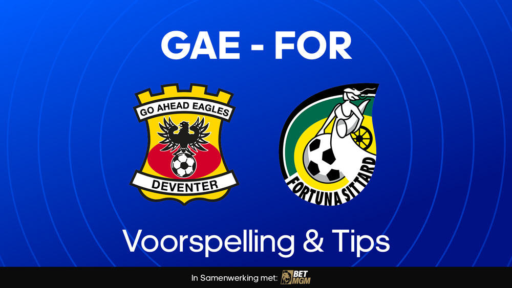 go ahead eagles fortuna sittard voorspelling tips opstellingen
